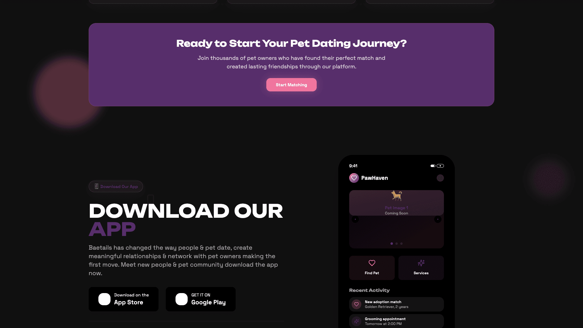 Baetails - Pet Care & Community Platform - Image 4