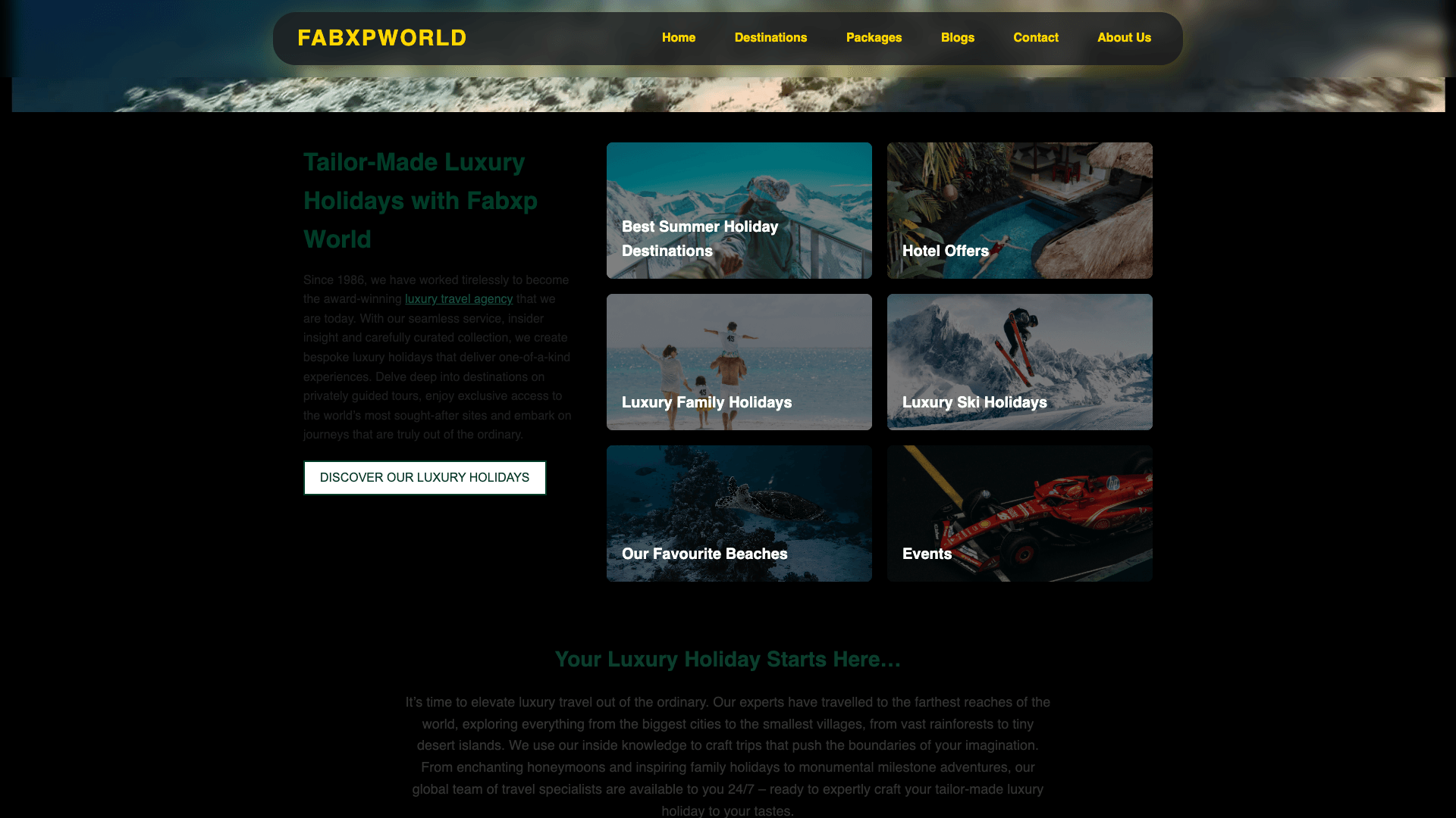 FabXpWorld - Luxury Travel & Bespoke Holiday Platform - Image 2